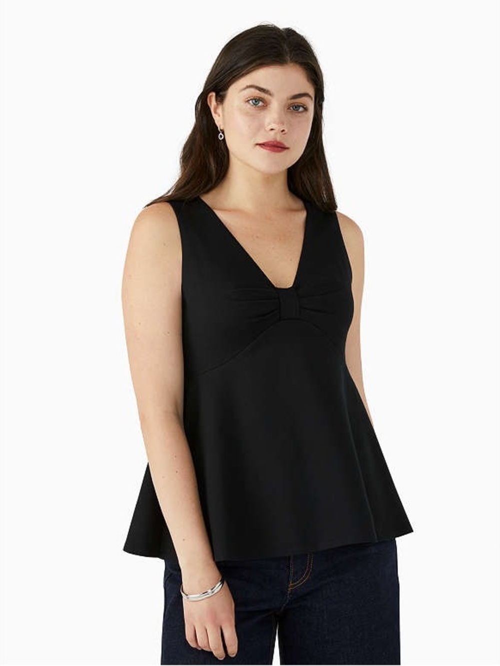 Kate Spade Ponte Bow-knot Top , sz : 10